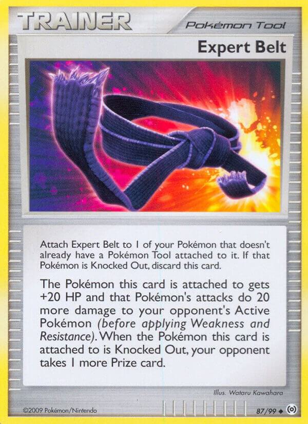 Expert Belt 87/99 card from Arceus