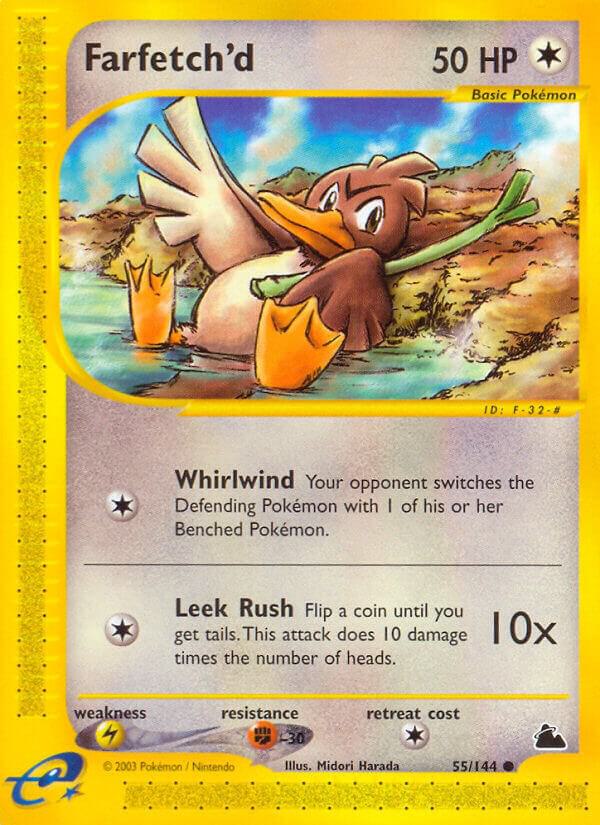 Farfetch'd 055/144 card from Skyridge