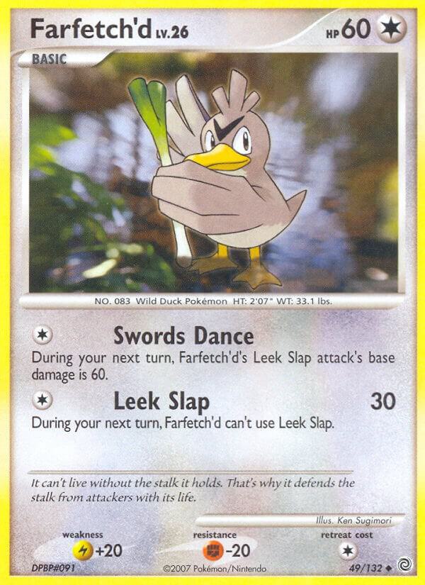 Farfetch'd 49/132 card from Secret Wonders