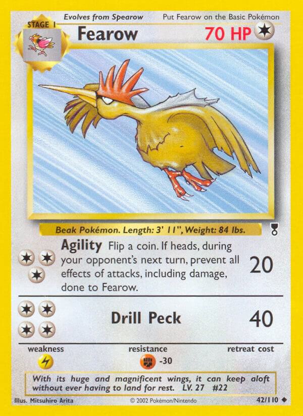 Fearow 042/110 card from Legendary Collection