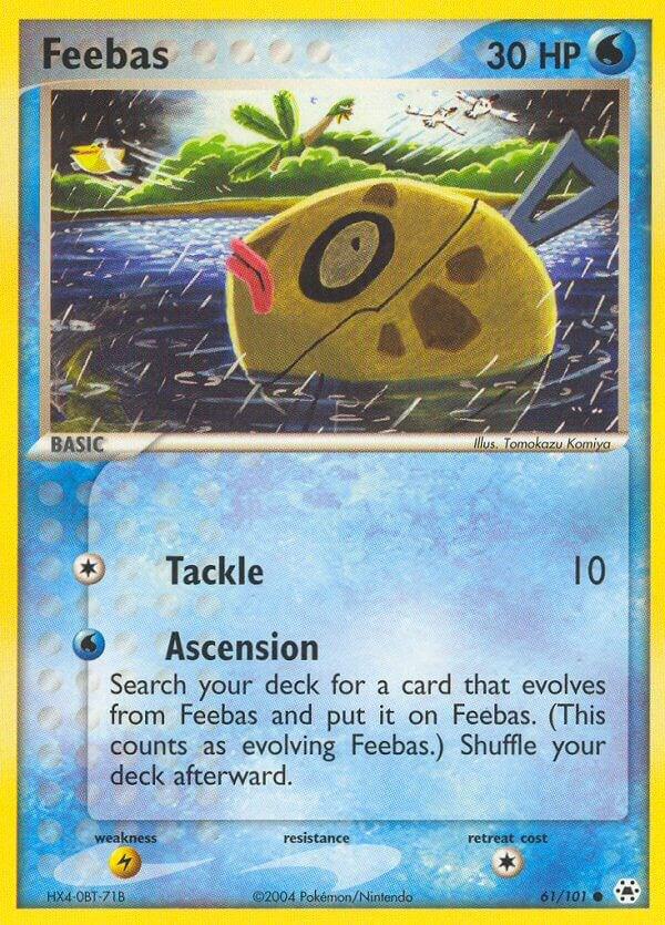 Feebas 61/101 card from Hidden Legends