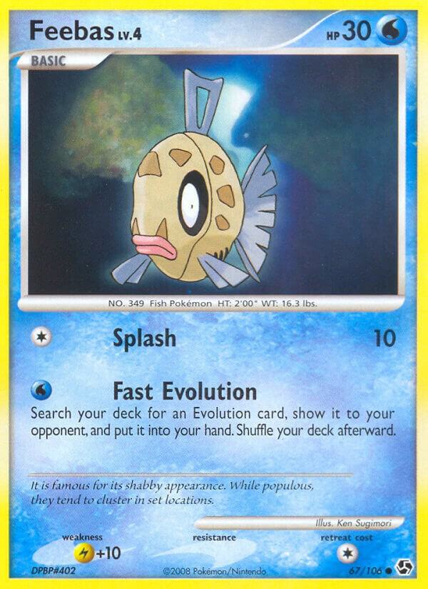 Feebas 67/106 card from Great Encounters