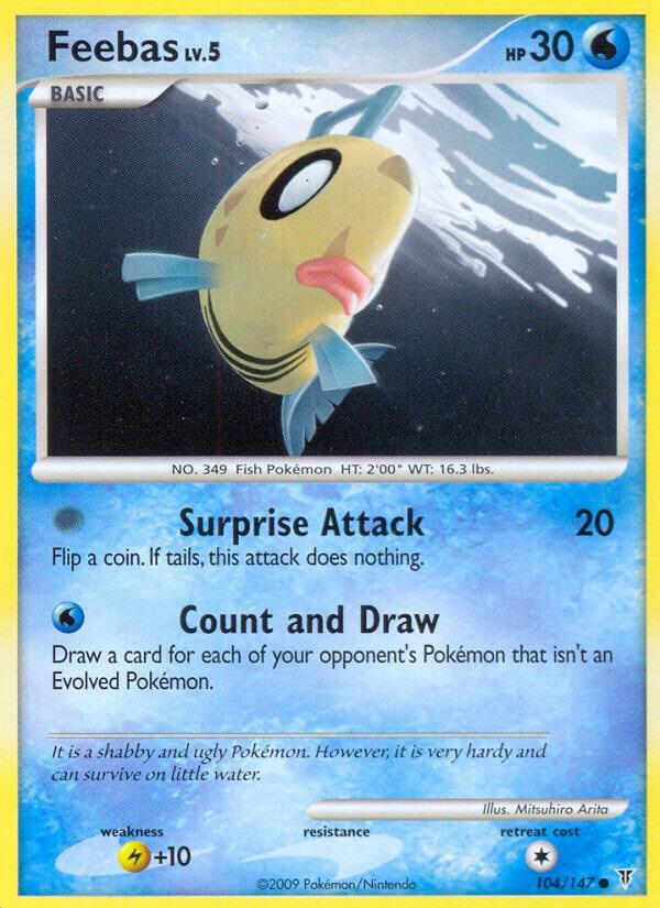 Feebas 104 card from Supreme Victors