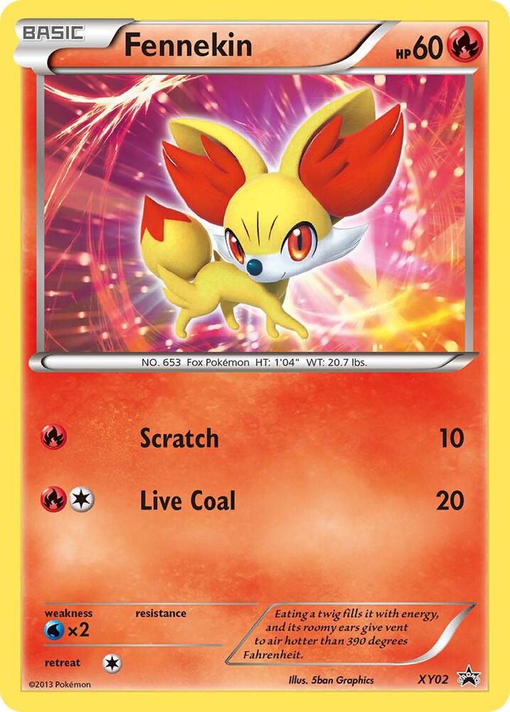 Fennekin XY02 card from XY Promos