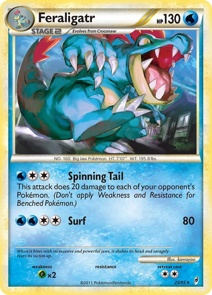 Feraligatr 25/95 card from Call of Legends