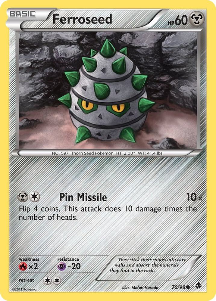 Ferroseed (70) 70/98 card from Emerging Powers