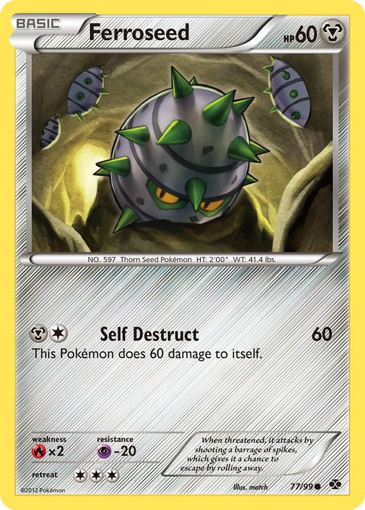 Ferroseed 77/99 card from Next Destinies
