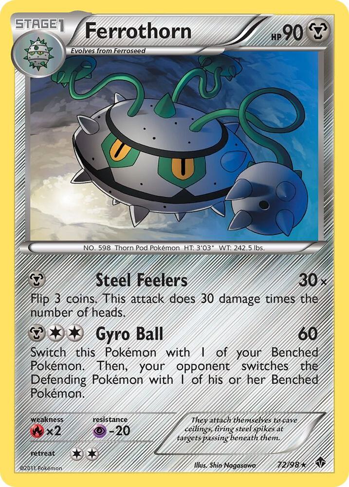 Ferrothorn (72) 72/98 card from Emerging Powers