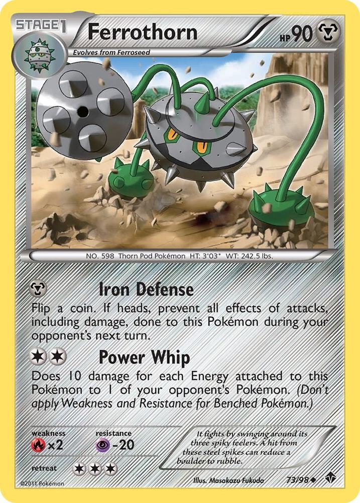 Ferrothorn (73) 73/98 card from Emerging Powers
