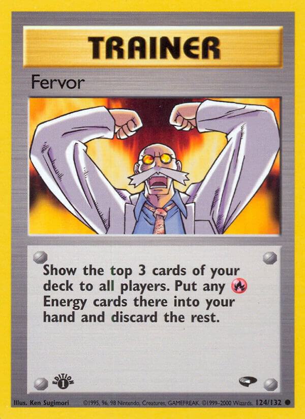 Fervor 124/132 card from Gym Challenge