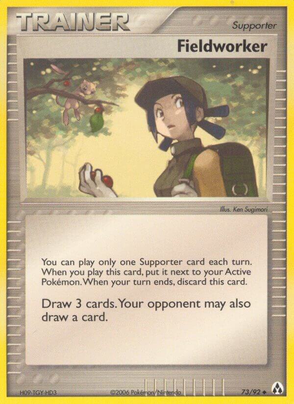 Fieldworker 73/92 card from Legend Maker