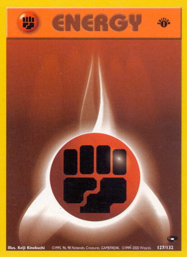 Fighting Energy 127/132 card from Gym Challenge