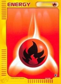 Fire Energy 161/165 card from Expedition
