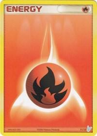 Fire Energy 11/12 card from EX Trainer Kit 2: Plusle & Minun