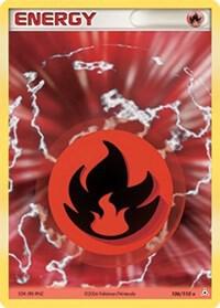 Fire Energy 106/110 card from Holon Phantoms