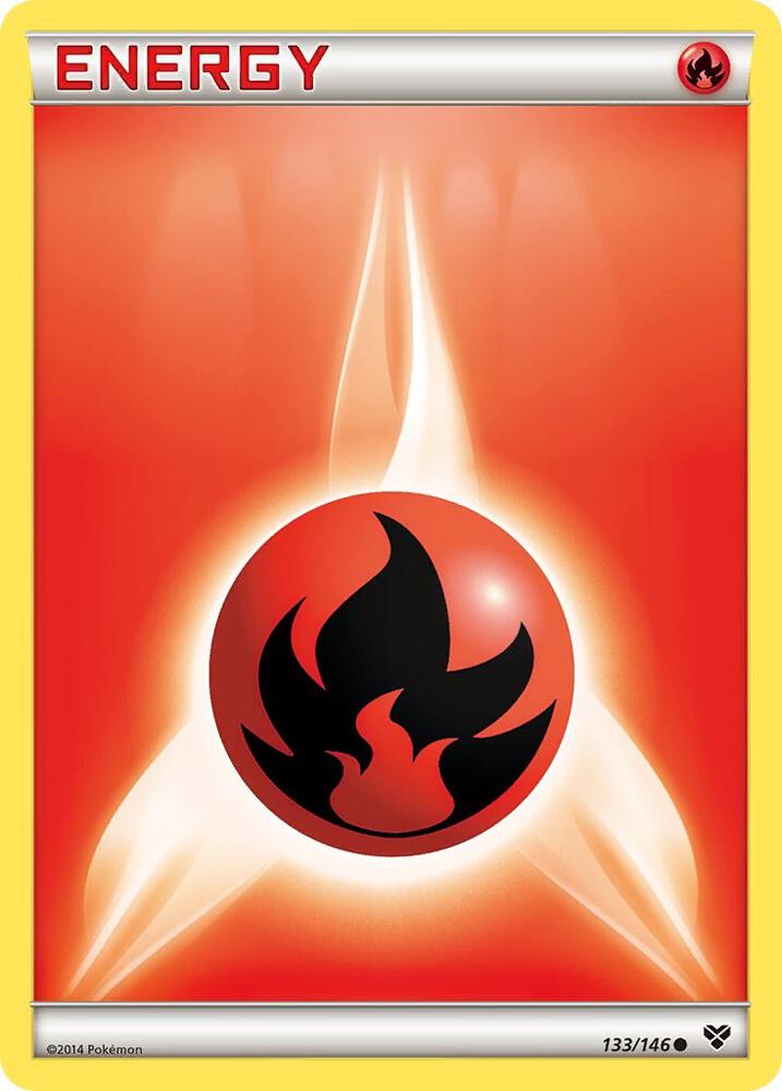 Fire Energy 133/146 card from XY Base Set