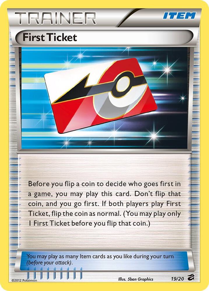 First Ticket 19/20 card from Dragon Vault