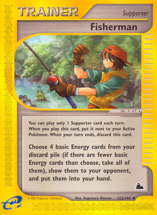 Fisherman 125/144 card from Skyridge