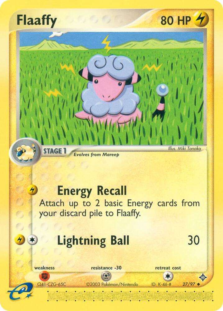 Flaaffy 27/97 card from Dragon