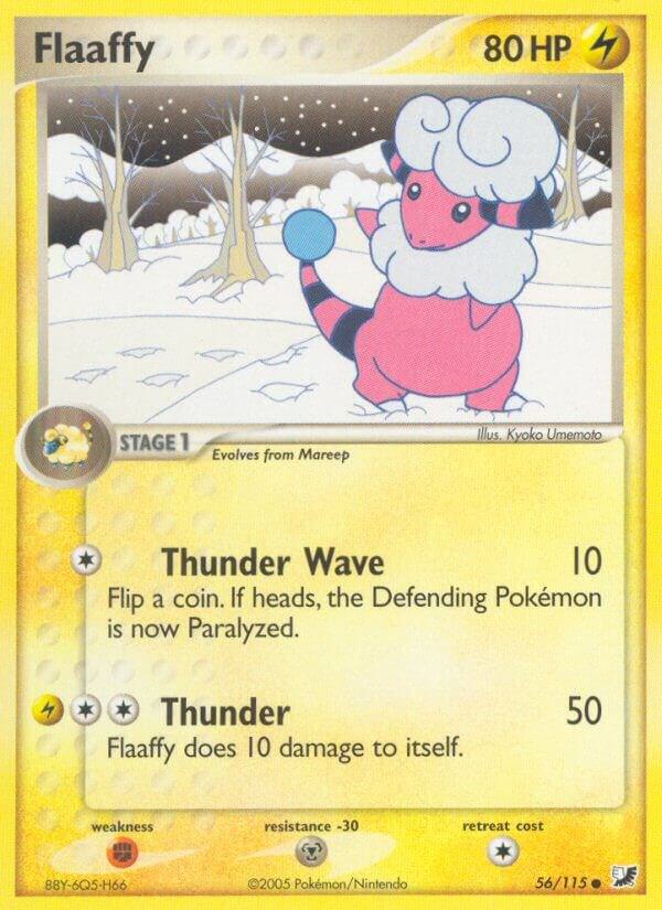 Flaaffy 56/115 card from Unseen Forces