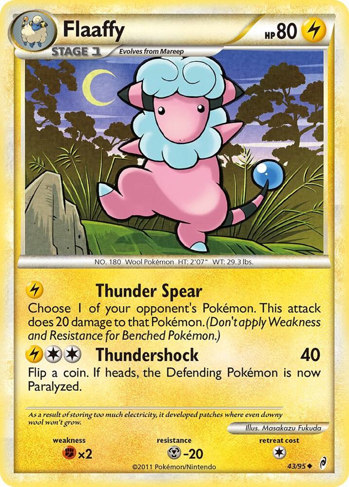 Flaaffy 43/95 card from Call of Legends