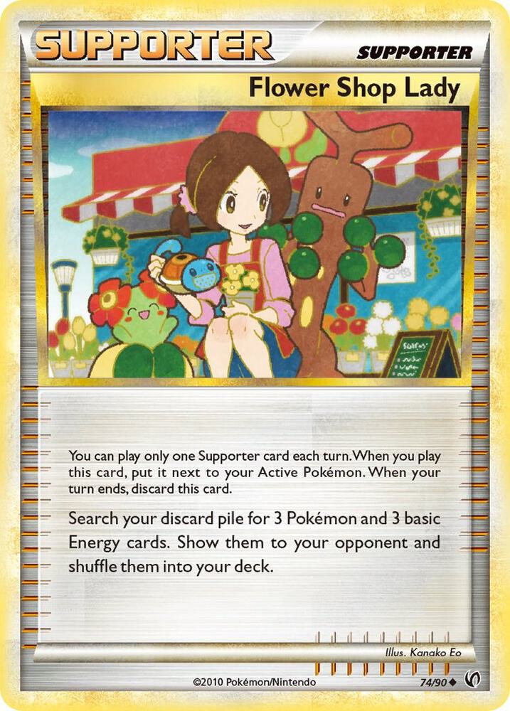 Flower Shop Lady 74/90 card from Undaunted