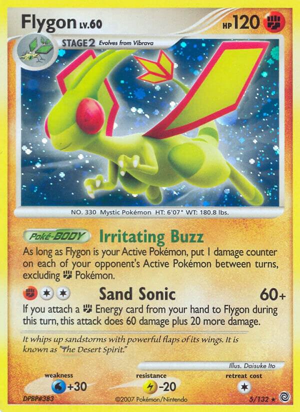 Flygon 5/132 card from Secret Wonders