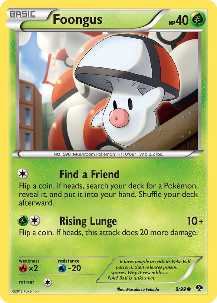 Foongus 8/99 card from Next Destinies
