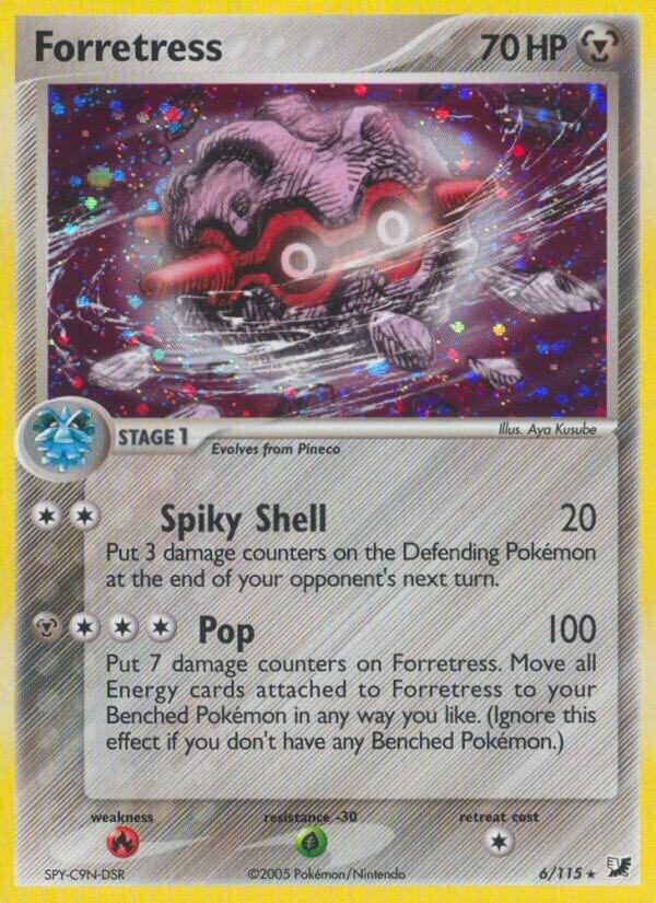 Forretress 6/115 card from Unseen Forces