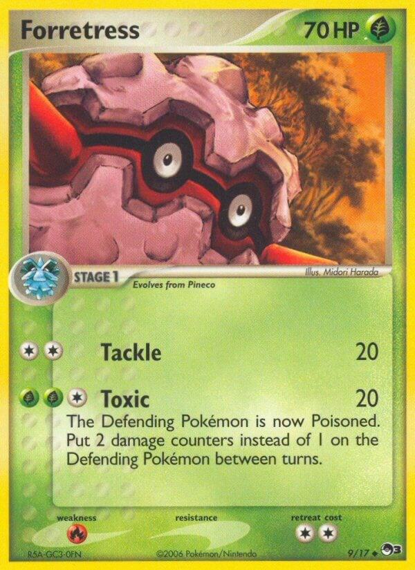 Forretress 009/017 card from POP Series 3