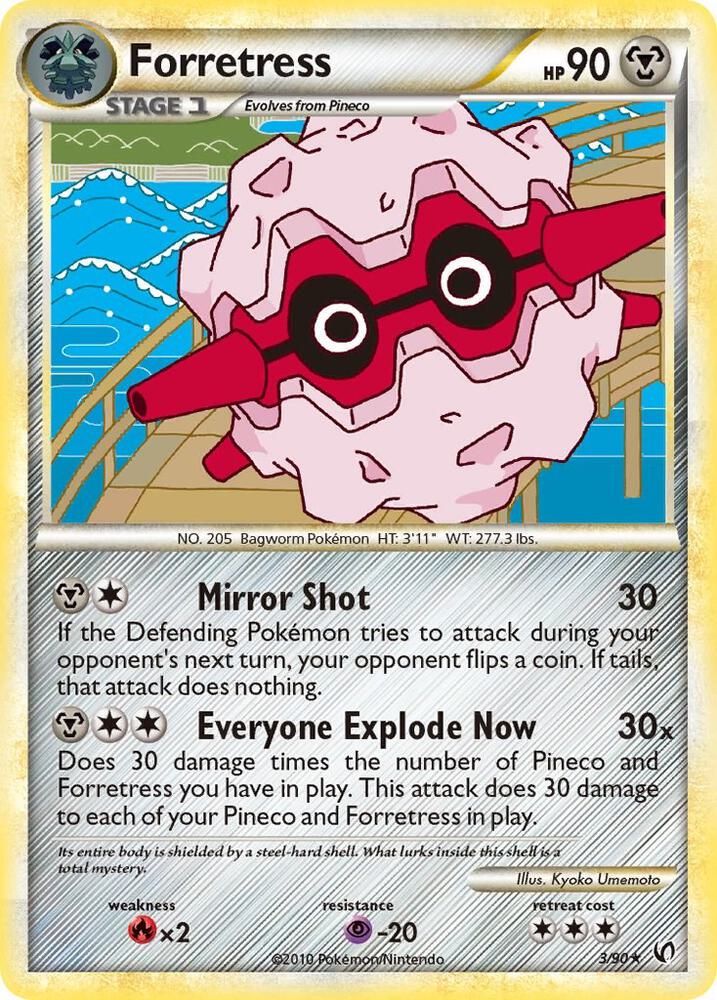 Forretress (3) 3/90 card from Undaunted