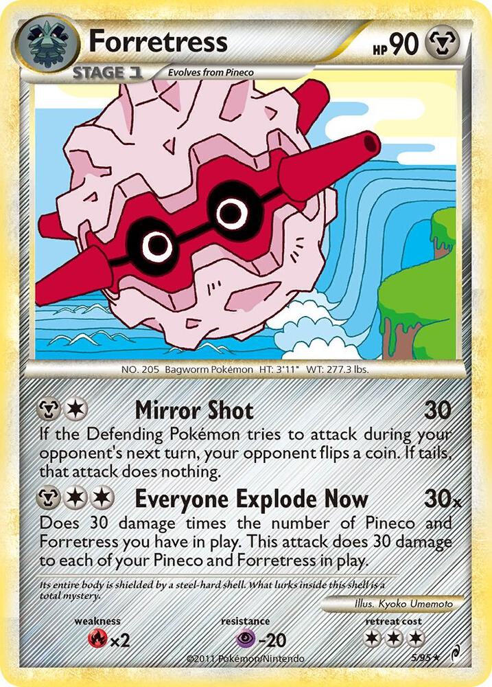 Forretress 5/95 card from Call of Legends