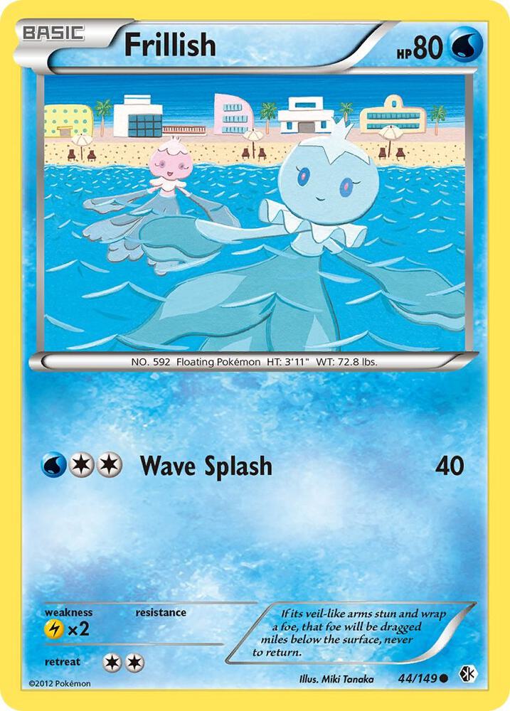 Frillish 44/149 card from Boundaries Crossed
