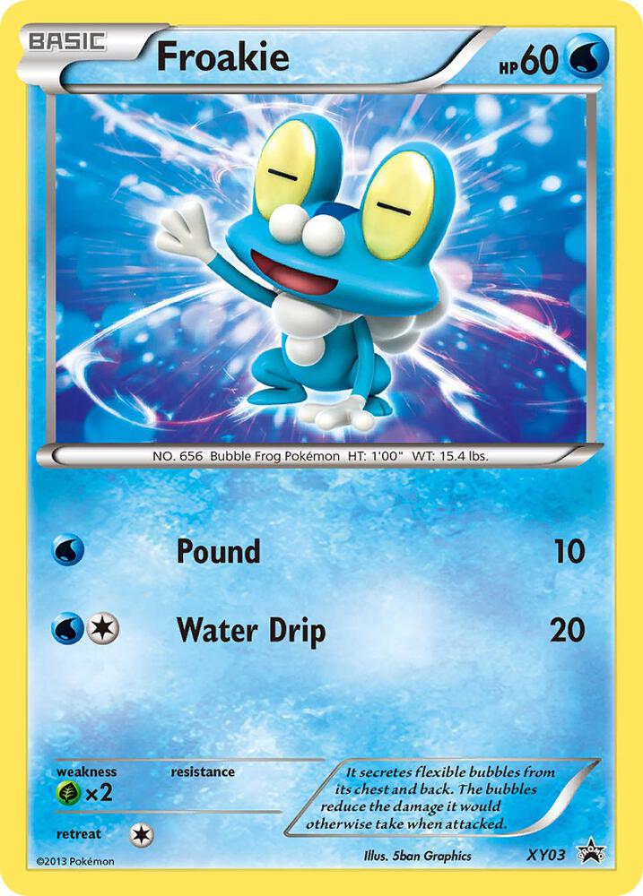 Froakie XY03 card from XY Promos
