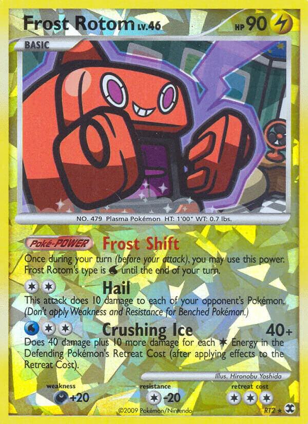 Frost Rotom RT2 card from Rising Rivals