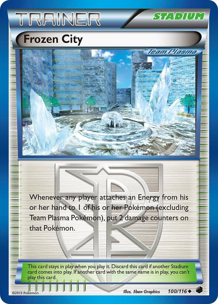 Frozen City (Team Plasma) 100/116 card from Plasma Freeze