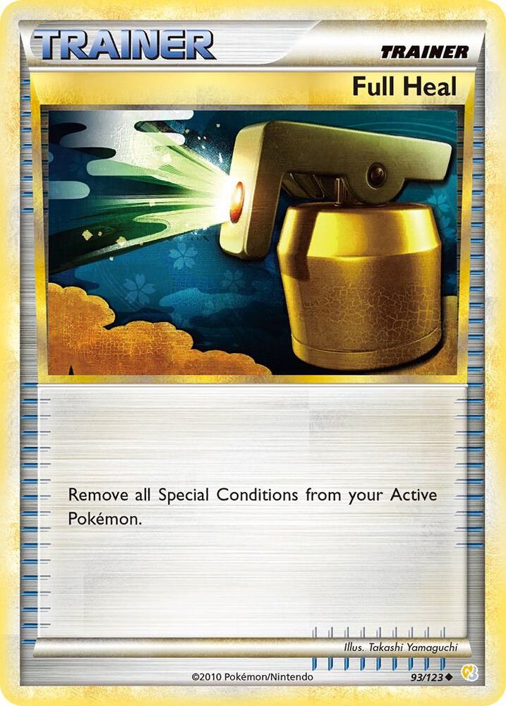 Full Heal 93/123 card from HeartGold SoulSilver