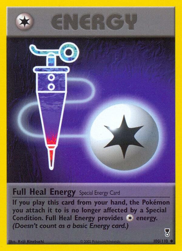 Full Heal Energy 100/110 card from Legendary Collection