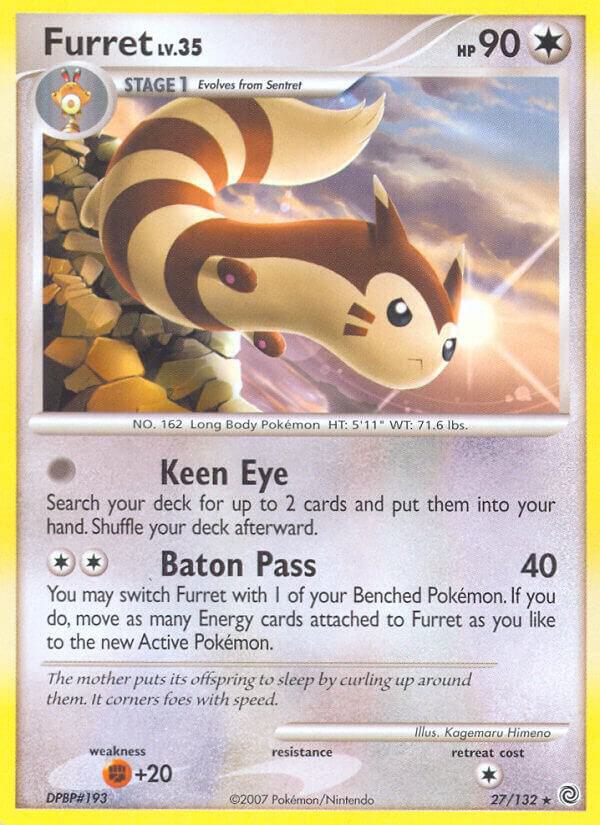 Furret 27/132 card from Secret Wonders