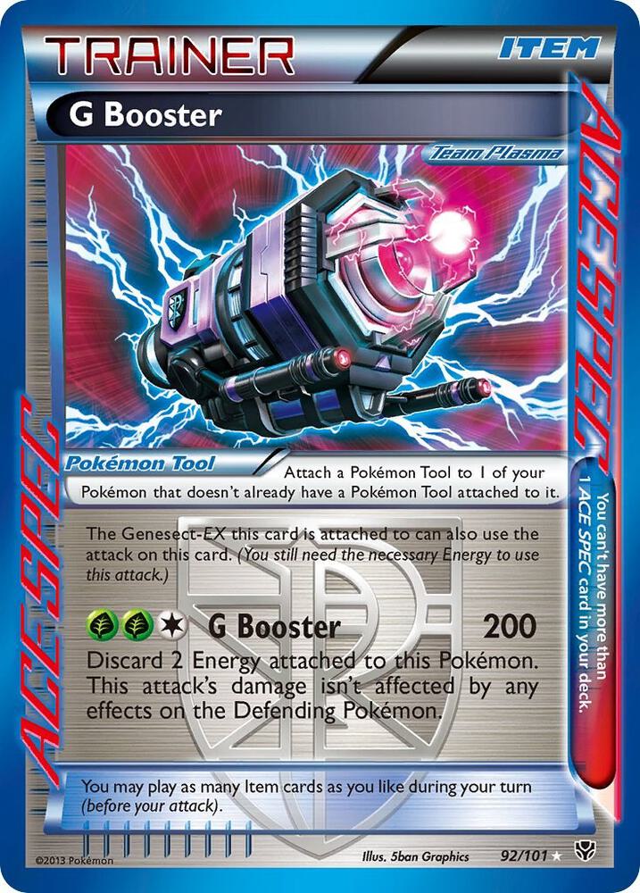 G Booster (Team Plasma) 92/101 card from Plasma Blast
