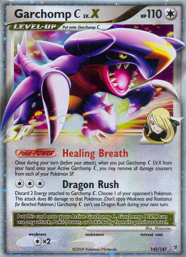 Garchomp C Lv.X 145 card from Supreme Victors
