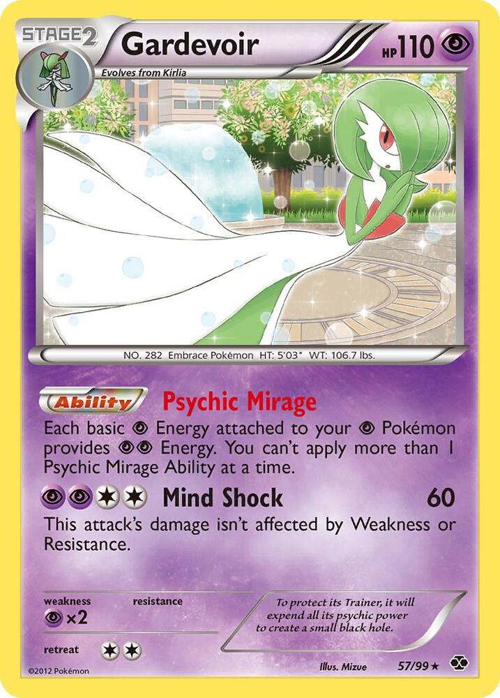 Gardevoir 57/99 card from Next Destinies