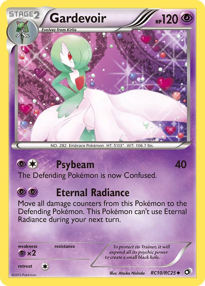 Gardevoir RC10/RC25 card from Legendary Treasures: Radiant Collection