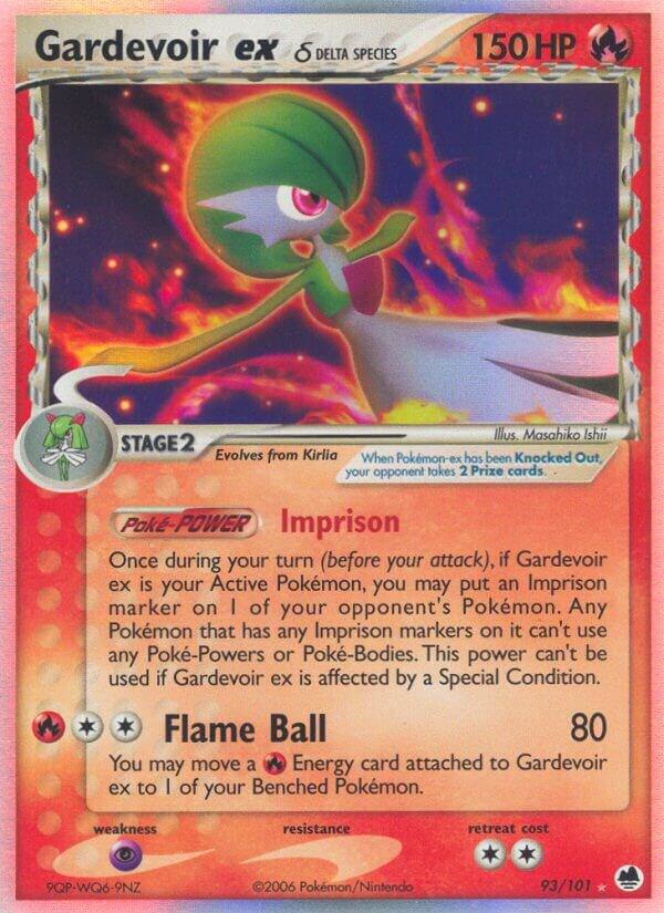 Gardevoir ex (Delta Species) 93/101 card from Dragon Frontiers