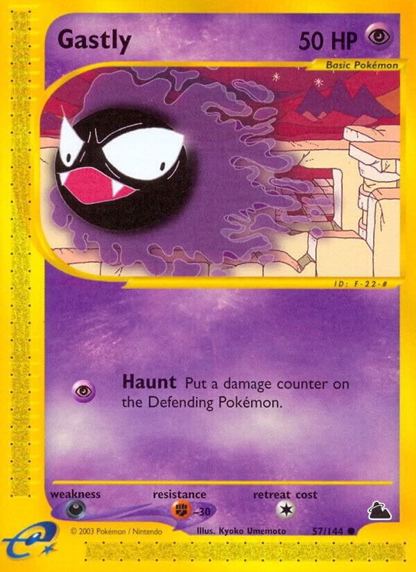 Gastly 057/144 card from Skyridge