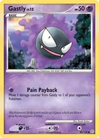 Gastly 82/130 card from Diamond and Pearl