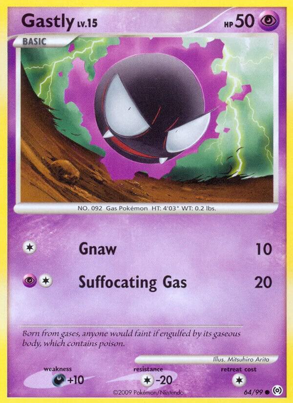 Gastly (64) 64/99 card from Arceus