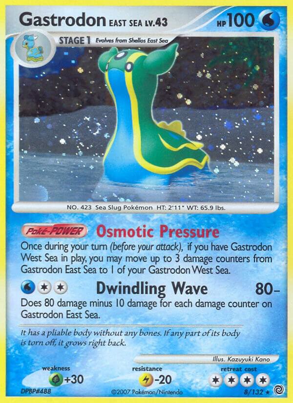 Gastrodon East Sea 8/132 card from Secret Wonders