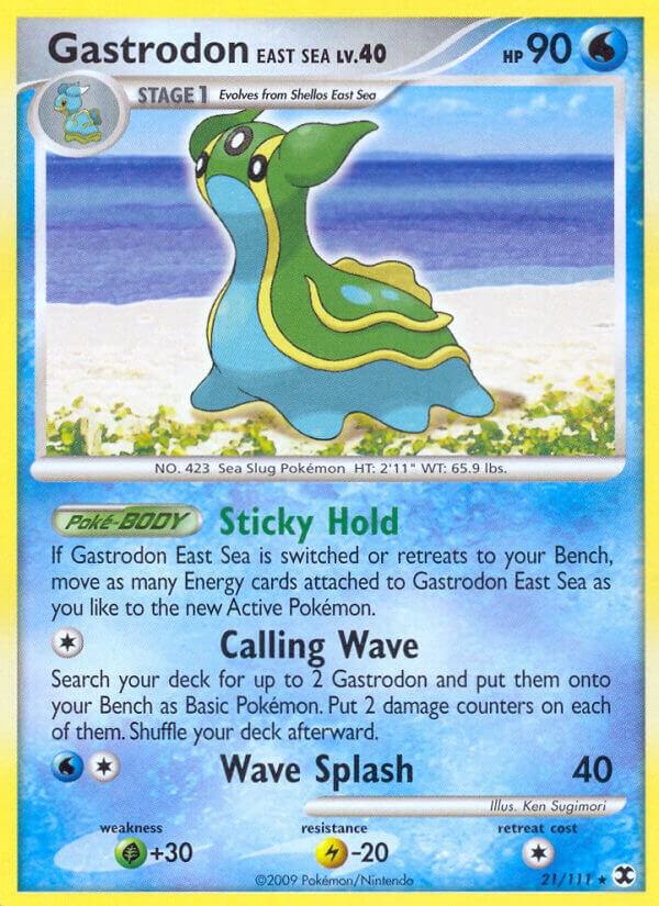 Gastrodon East Sea 21/111 card from Rising Rivals
