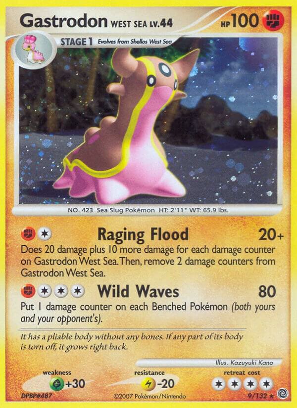 Gastrodon West Sea 9/132 card from Secret Wonders